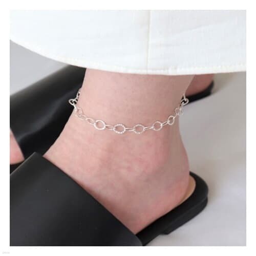[Silver925] Cutting round anklet