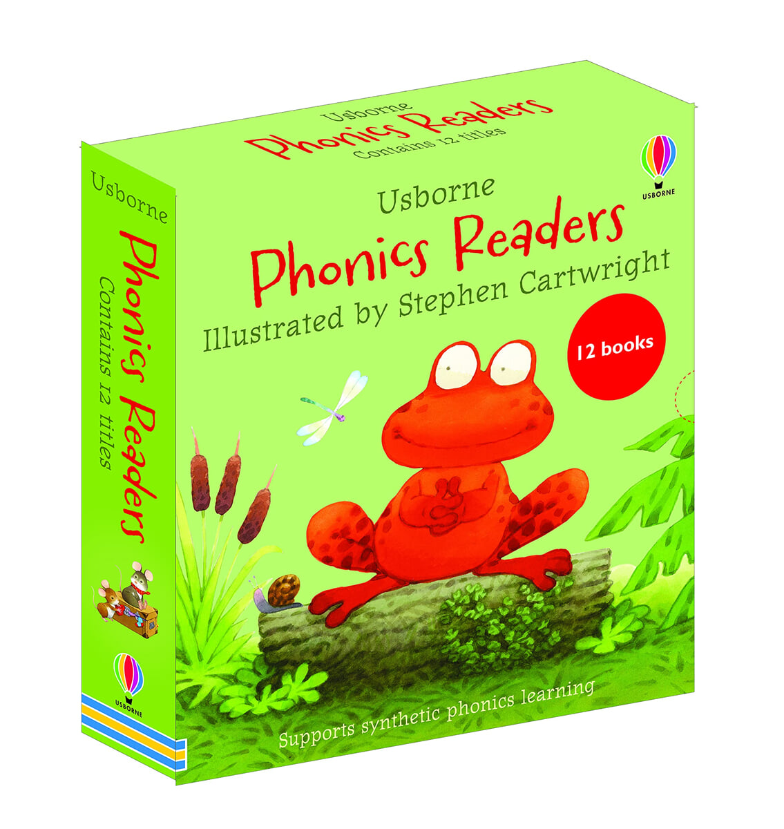 Usborne Phonics Readers Collection 12 Books Boxed Set 어스본 파닉스 12종 박스