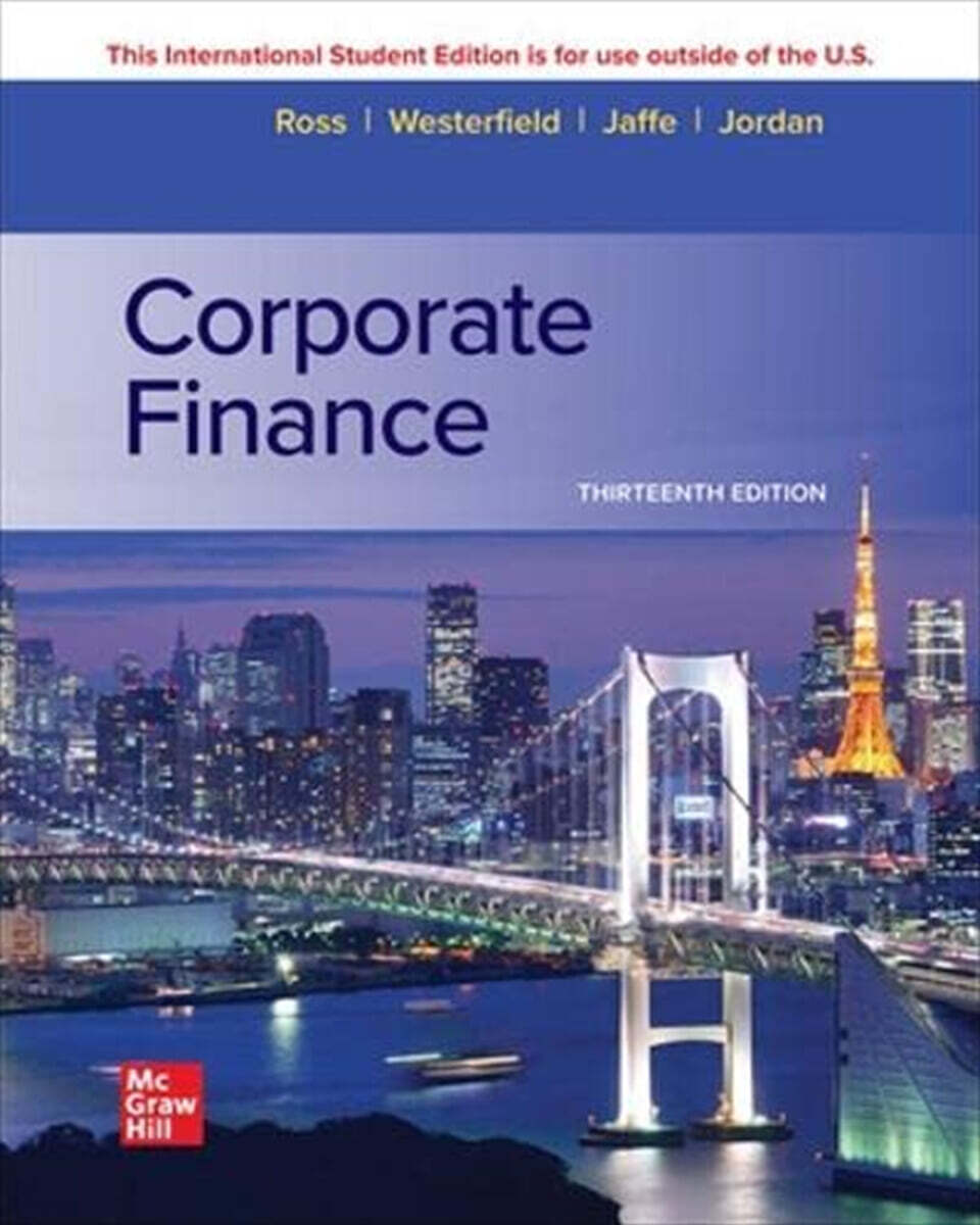 Corporate Finance 第13版 McGraw Hill Corporate Finance, 13/E | Bradford D. Jordan | McGraw-Hill