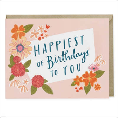 Em & Friends Happiest of Birthdays To You Card