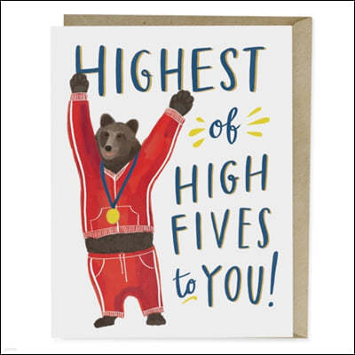 Em & Friends Highest of High Fives Card