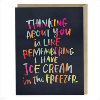 Em & Friends Ice Cream Freezer Love Card