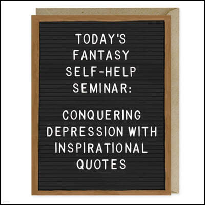 Em & Friends Conquering Depression Card