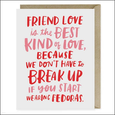 Em & Friends Fedoras Card