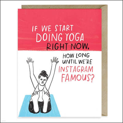 Em & Friends Yoga Instagram Famous Card