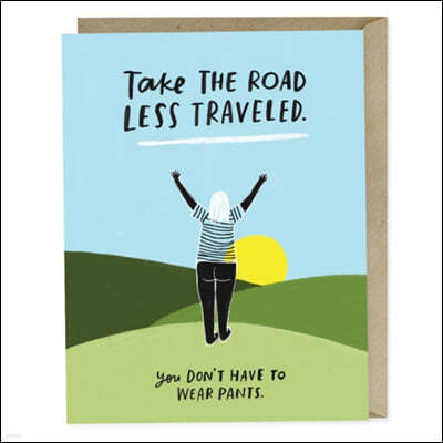 Em & Friends Road Less Traveled Card