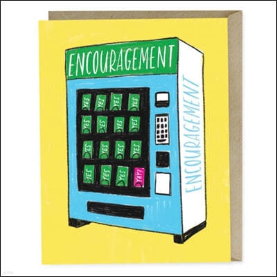 Em & Friends Encouragement Vending Card