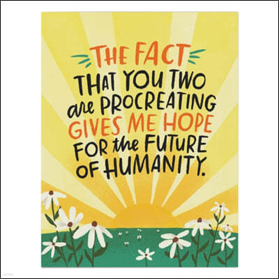 Em & Friends Future of Humanity Baby Card