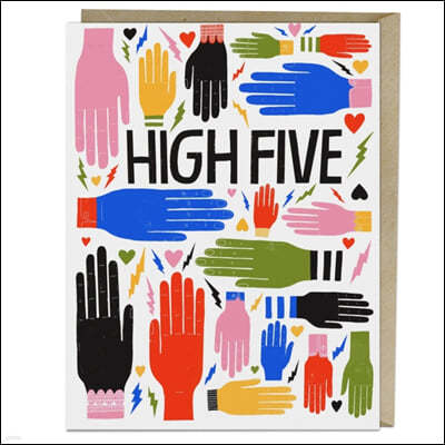 Lisa Congdon High Five Card