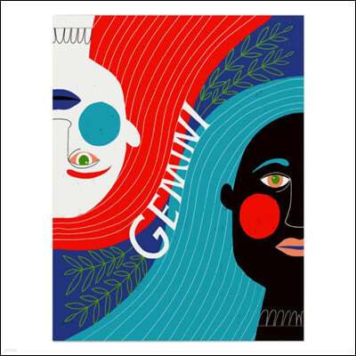 Lisa Congdon for Em & Friends Gemini Card