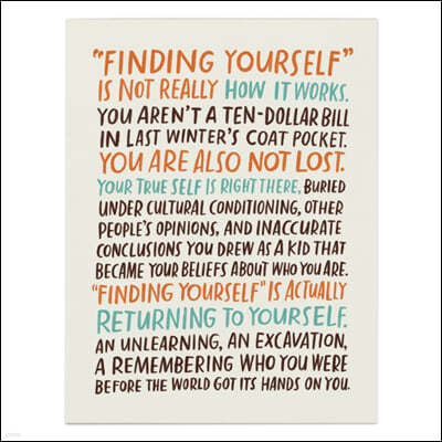 Em & Friends Finding Yourself Card