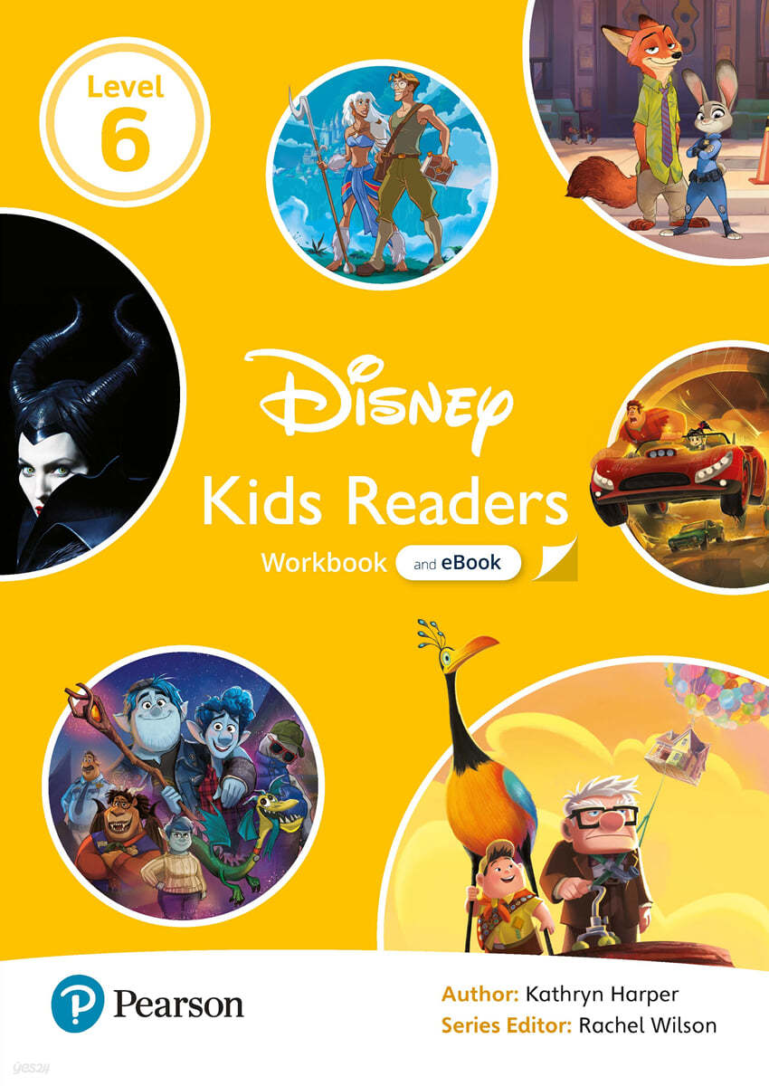 Disney Kids Readers 6 Level Workbook 