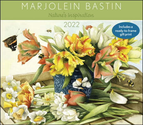 Marjolein Bastin Nature's Inspiration 2022 Deluxe Wall Calendar with Print