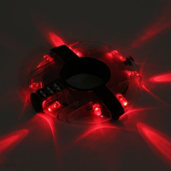 UFO LED 자전거 휠라이트(레드) 야간 바퀴안전등