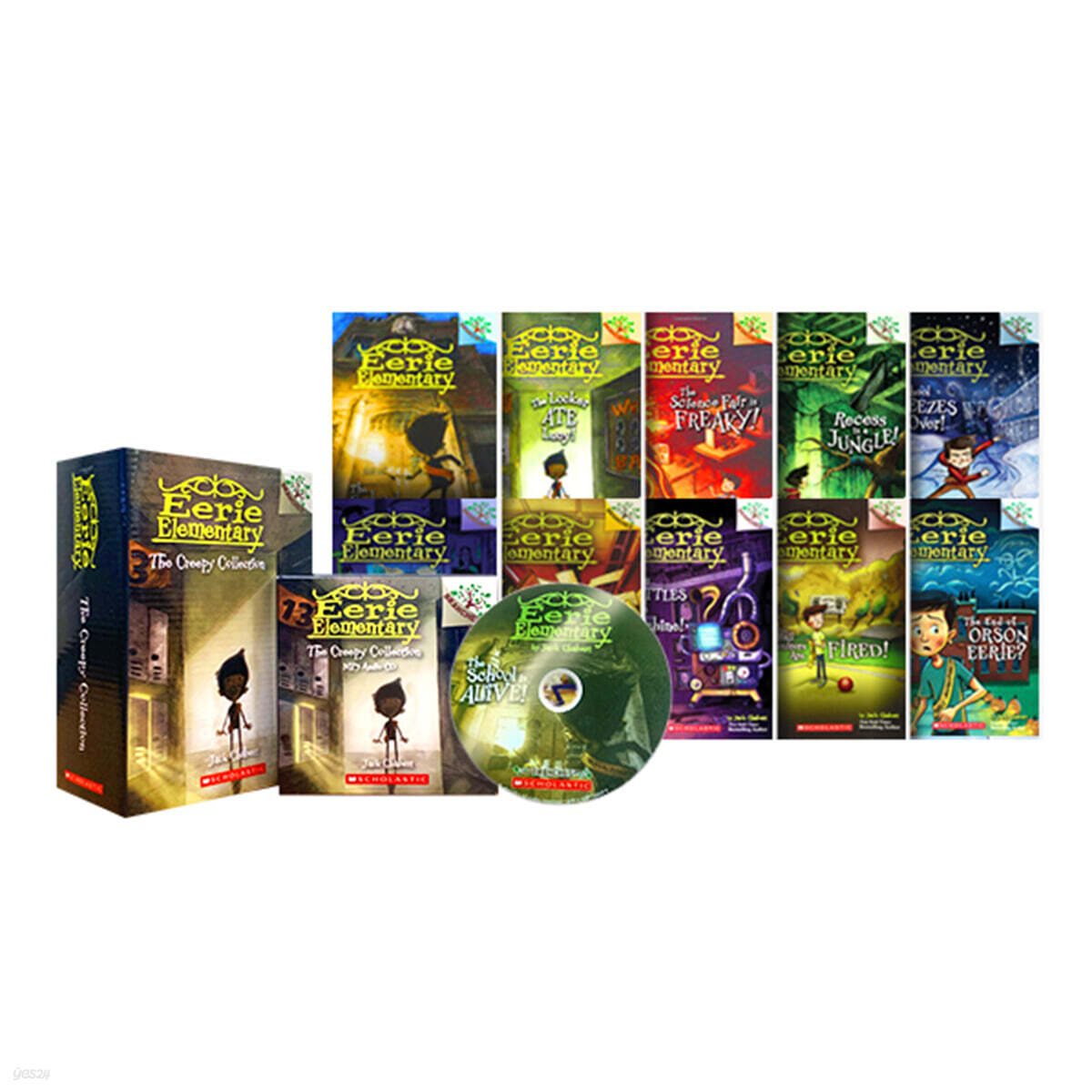 Eerie Elementary #1~10 (with CD & Storyplus) + Wordbook Set