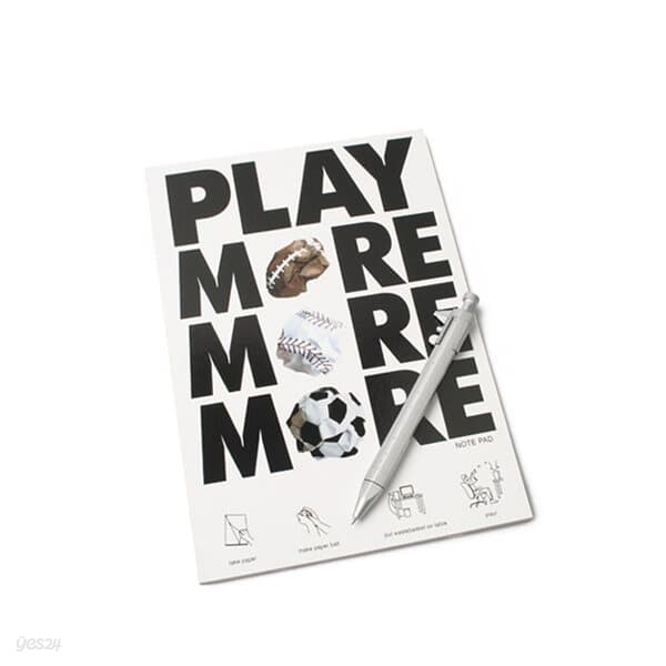 PLAYMORE 플레이모어 구겨서 버리는 공 공책 노트