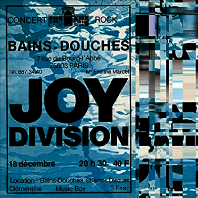 Joy Division — Live At Les Bains Douches Paris December 18 1979 앨범 커버