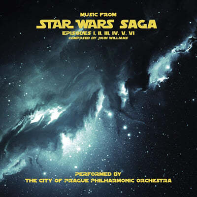 John Williams — 스타워즈 영화음악 (Star Wars Saga: Episodes I-VI OST by John Williams) 앨범 커버