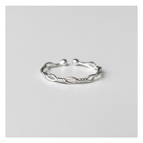 [Silver925] Slim knot ring