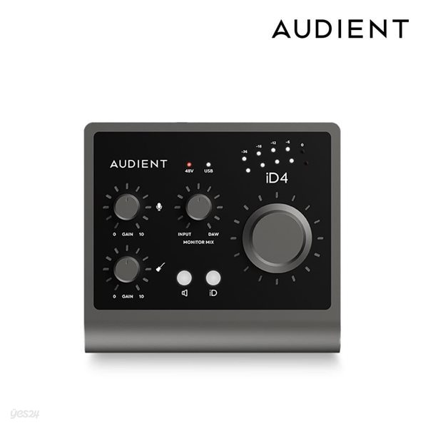 오디언트 Audient iD4 MK2 홈레코딩 오인페 인터넷방송 오디오인터페이스