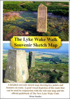 The Lyke Wake Walk Souvenir Sketch Map