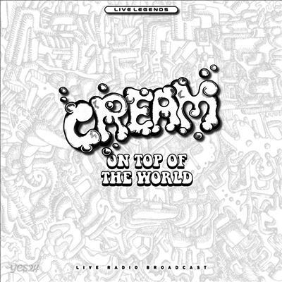 Cream - One Top Of The World: Live Broadcast (Clear Vinyl)(LP)
