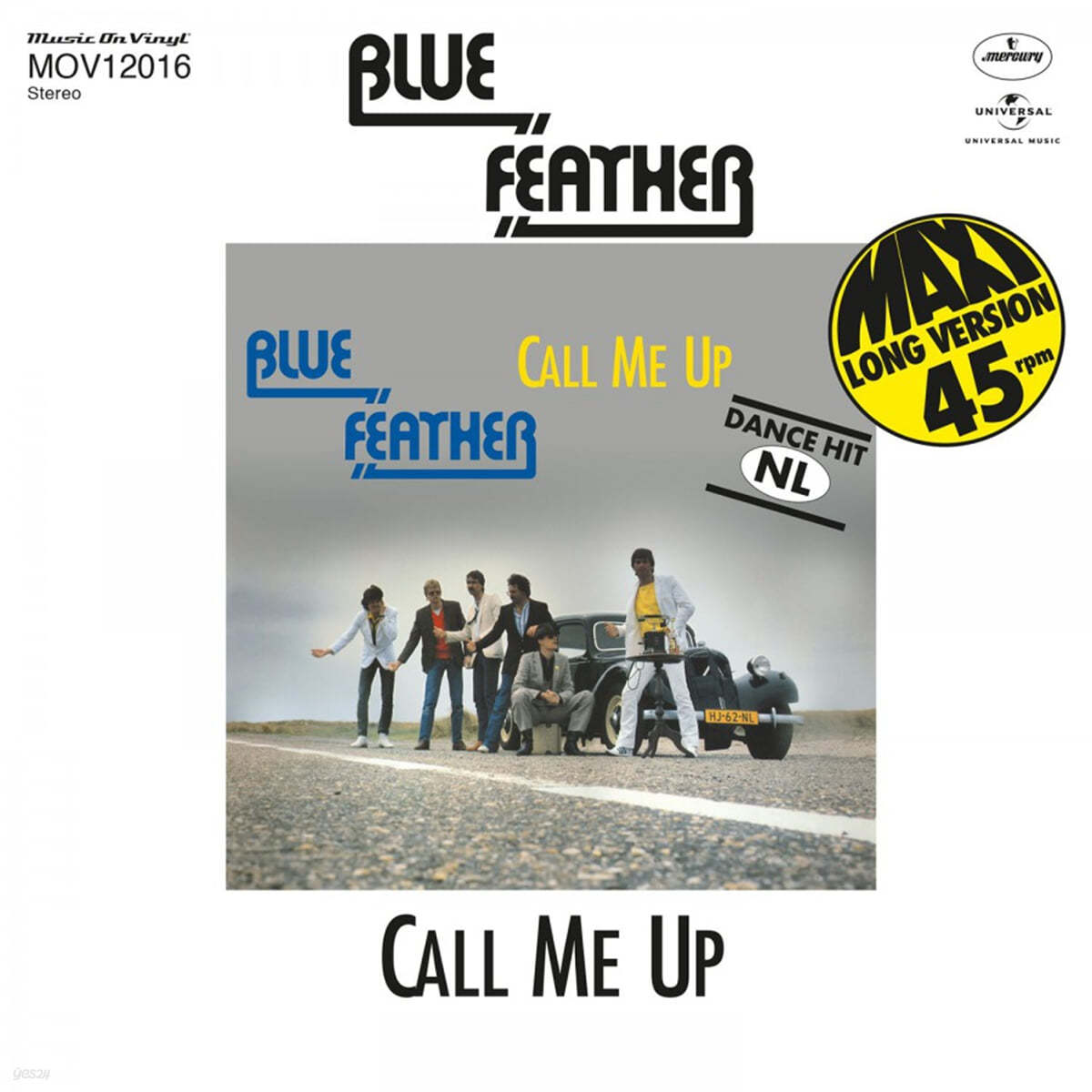 Blue Feather (블루 페더) - Call Me Up / Let's Funk Tonight [투명 블루 컬러 LP] 