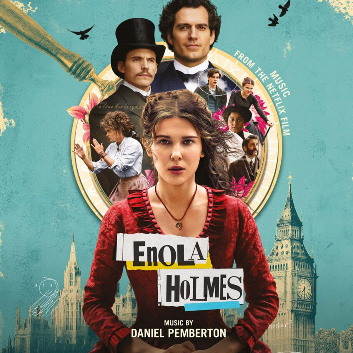 넷플릭스 '에놀라 홈즈' 영화음악 (Enola Holmes OST by Daniel Pemberton) [터키옥색 컬러 2LP]