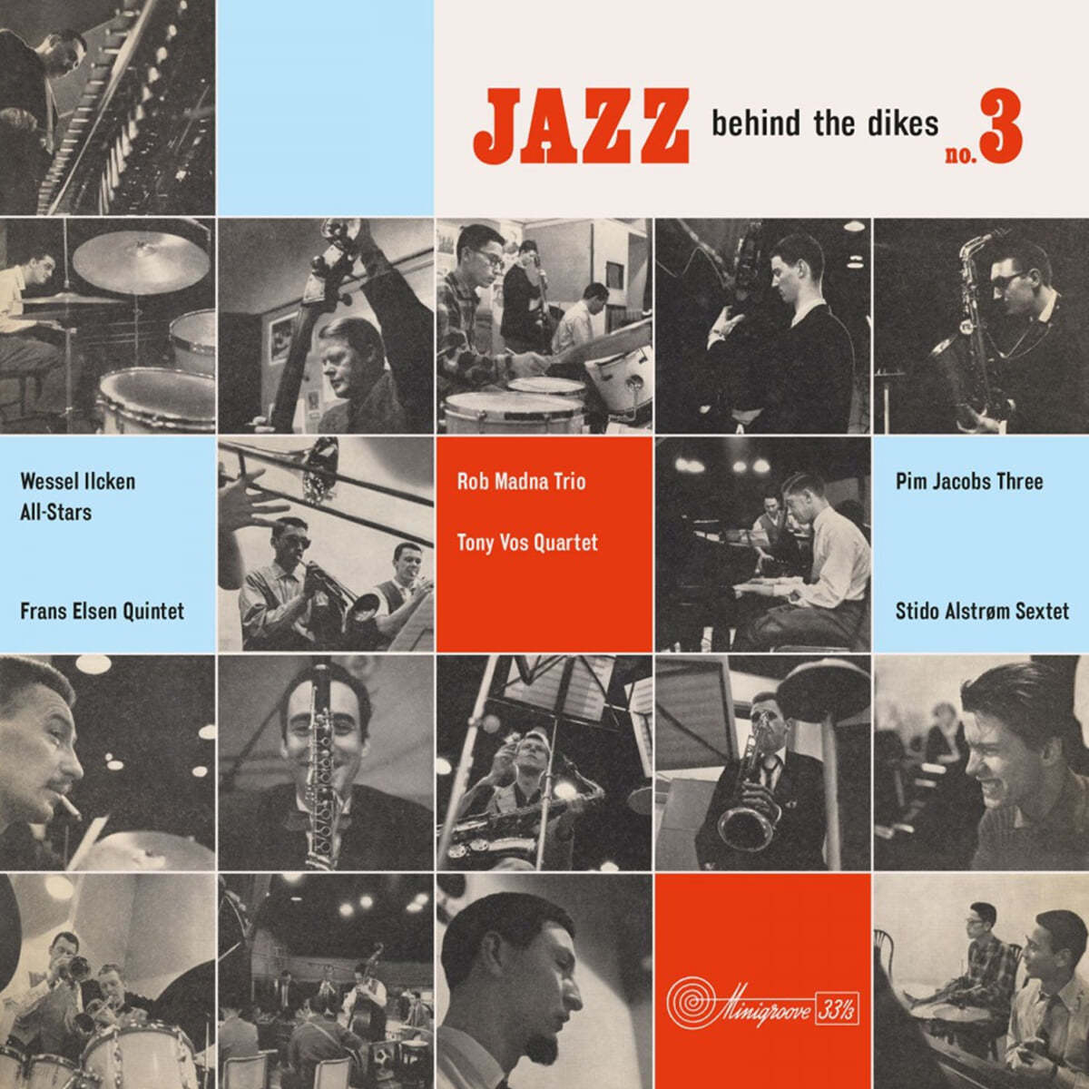 네덜란드 재즈 뮤지션들이 연주한 컴필레이션 앨범 3집 (Jazz Behind the Dikes Vol.3) [블루 컬러 LP] 
