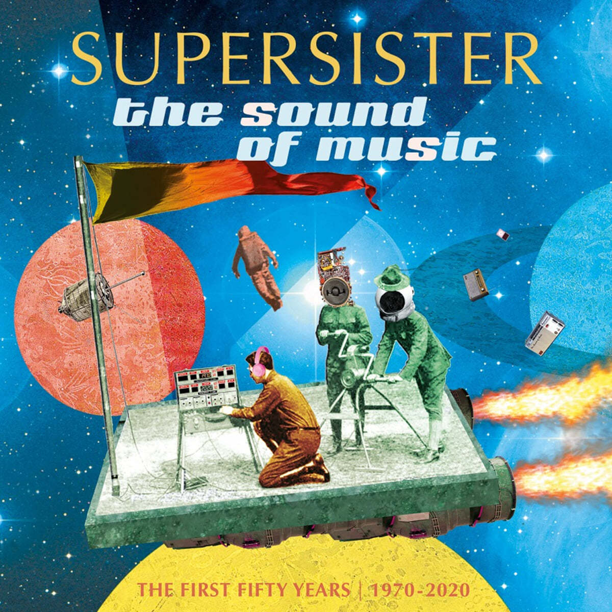 Supersister (슈퍼시스터) - The Sound Of Music (1970-2020, The First 50 Years) [투명 크리스탈 &amp; 투명 옐로우 컬러 2LP] 