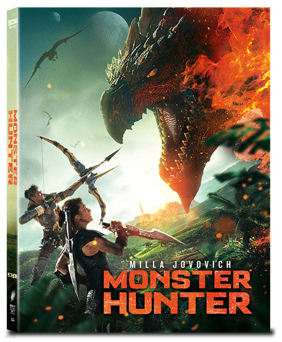 몬스터 헌터 (2Disc 4K UHD+BD 렌티큘러 (오링케이스) B type, 스틸북 한정판) : 블루레이