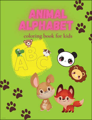 Animal Alphabet Coloring Book for Kids
