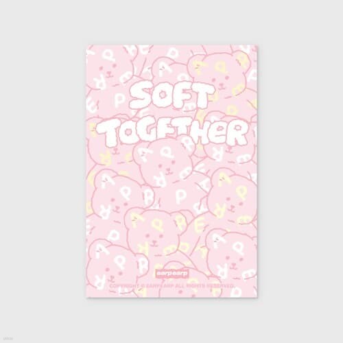 Soft together bear-pink(엽서)