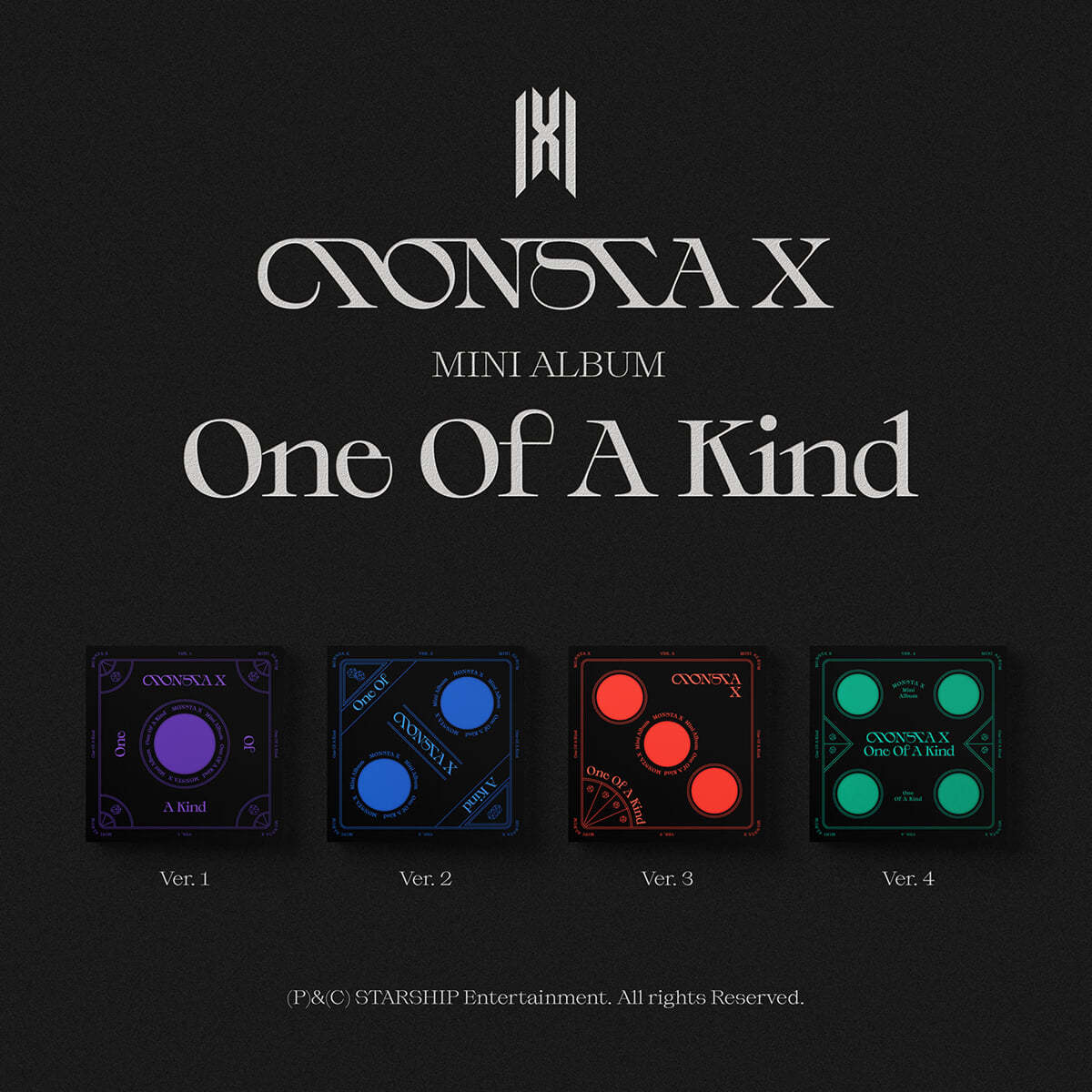 몬스타엑스 (MONSTA X) - 미니앨범 9집 : ONE OF A KIND [SET]