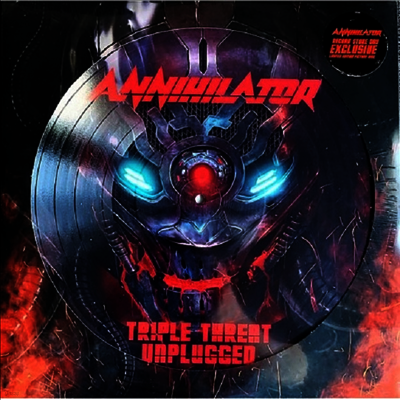 Annihilator — Triple Threat Unplugged (Picture Disc) 앨범 커버