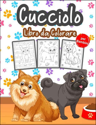 Cucciolo Libro da Colorare per Bambini