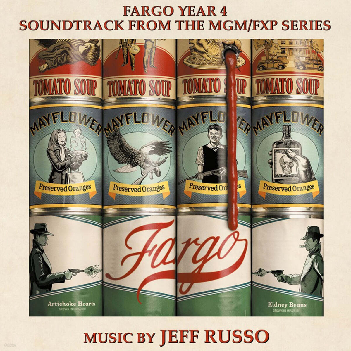 파고 시즌 4 드라마 음악 (Fargo: Season 4 OST by Jeff Russo) [투명 레드 & 투명 그린 컬러 2LP]