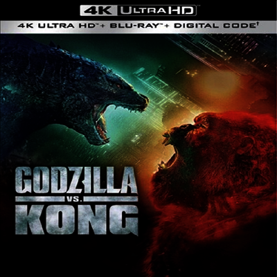 Godzilla Vs Kong (고질라 VS. 콩) (4K Ultra HD+Blu-ray)(한글무자막)