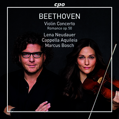Marcus Bosch — 베토벤: 바이올린 협주곡 & 두 개의 로망스 (Beethoven: Violin Concerto & 2 Romances) - Marcus Bosch 앨범 커버