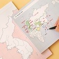 <혼자공부> 지도 메모패드 (50매)
