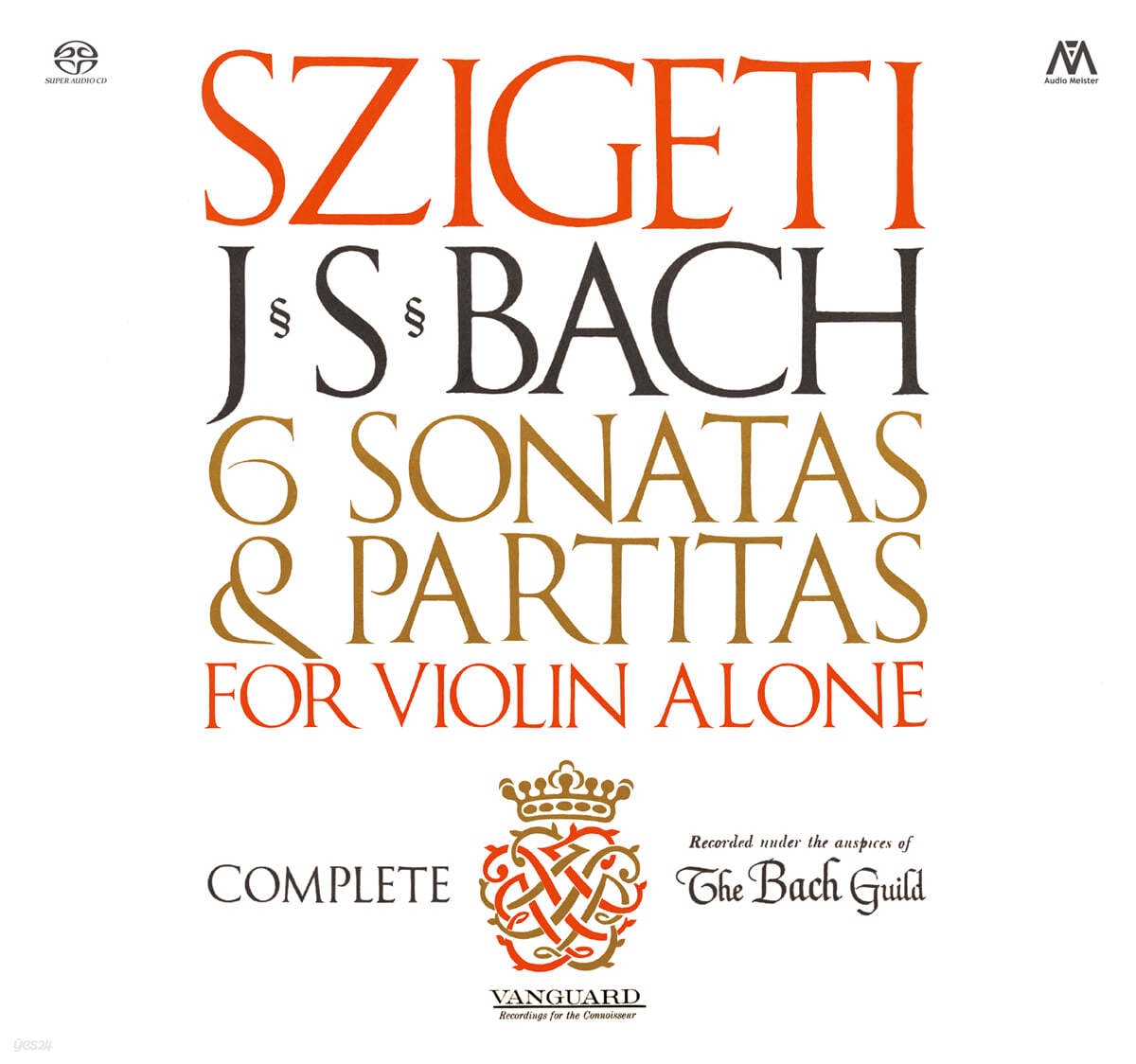 Joseph Szigeti 바흐: 무반주 바이올린을 위한 소나타와 파르티타 - 요제프 시게티 (Bach: Sonatas and Partitas for Unaccompanied Violin) 