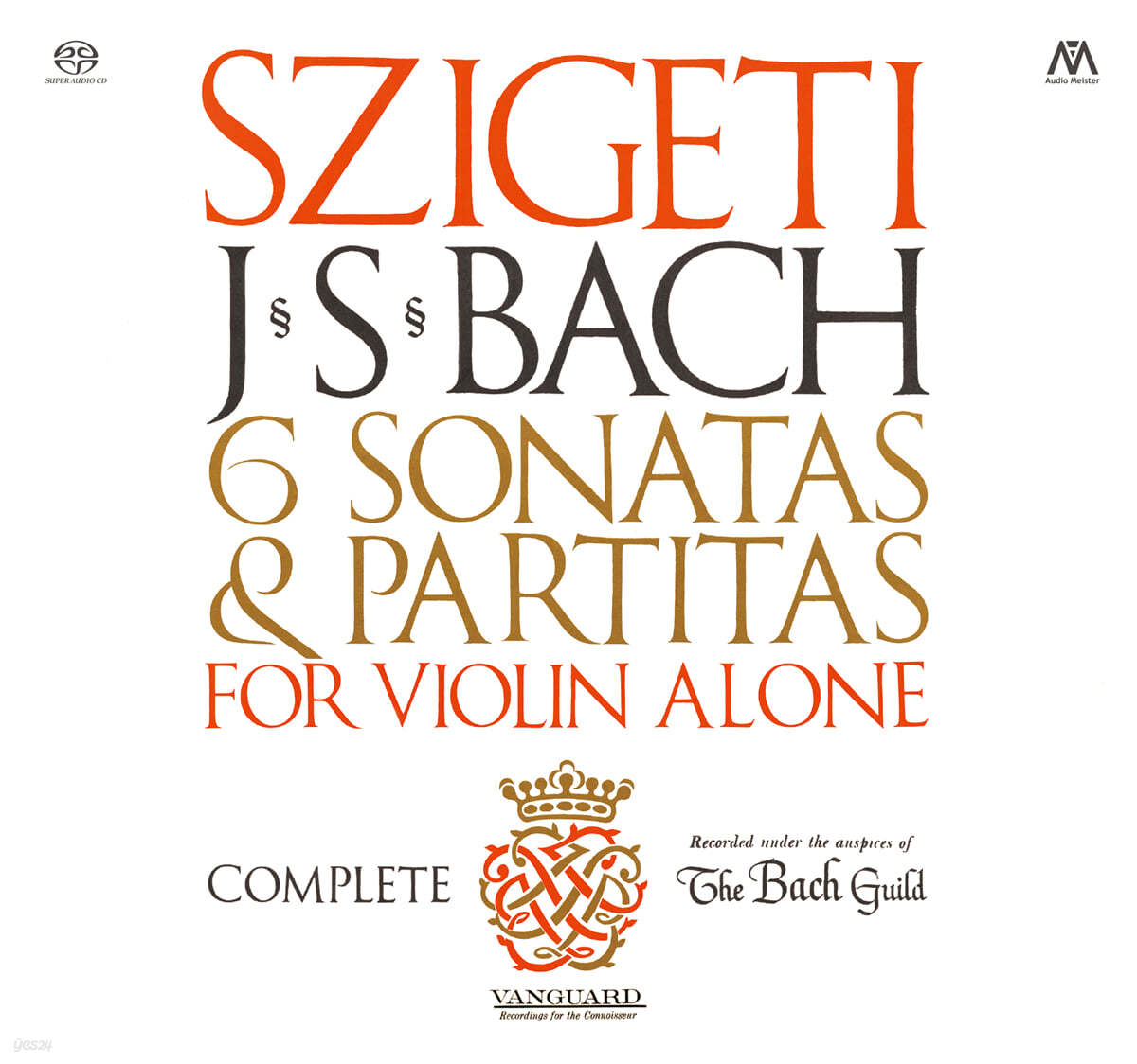 Joseph Szigeti 바흐: 무반주 바이올린을 위한 소나타와 파르티타 - 요제프 시게티 (Bach: Sonatas and Partitas for Unaccompanied Violin)