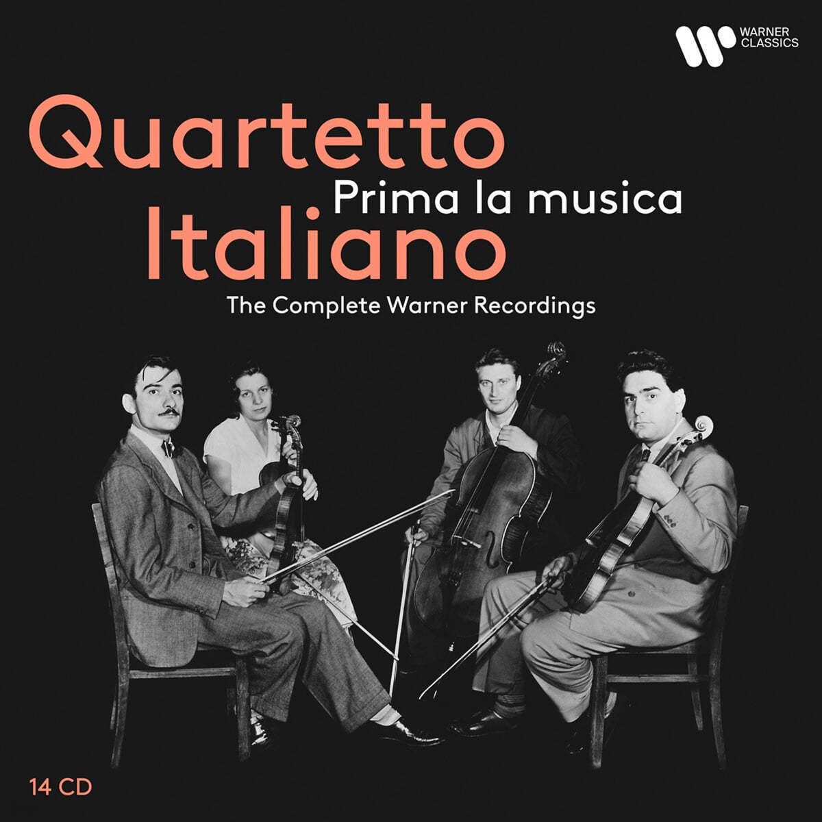 이탈리아 사중주단 워너 레이블 녹음 전집 (Quartetto Italiano - Prima La Musica, The Complete Warner Recordings) 