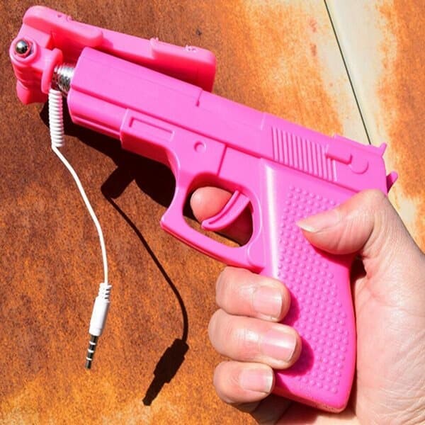 핑크 권총 셀카봉