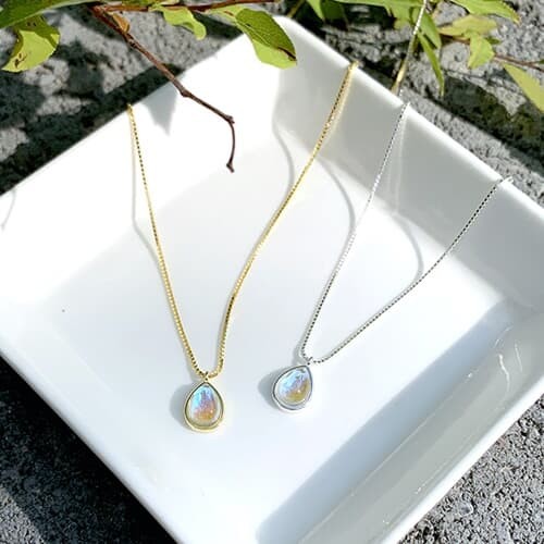 [Silver925] Opal necklace