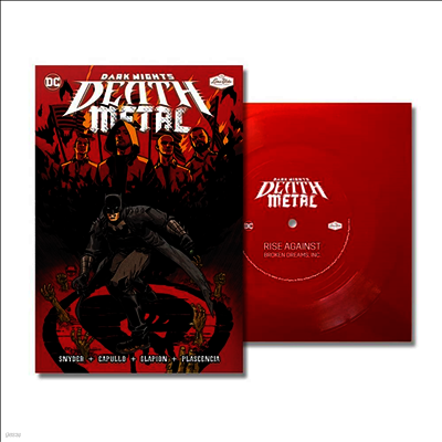 Rise Against — Broken Dreams, Inc. (DC - Dark Nights: Death Metal Version)(Soundtrack)(US Indie Exclusive)(7" Single) 앨범 커버