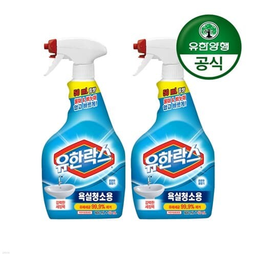 [유한양행]유한락스 욕실청소용 세정제 650mL+65...