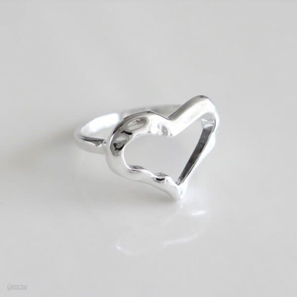 [Silver925] Uneven heart ring