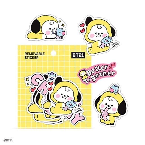 [BT21] 베이비 리무버블 스티커 LITTLE BUDDY