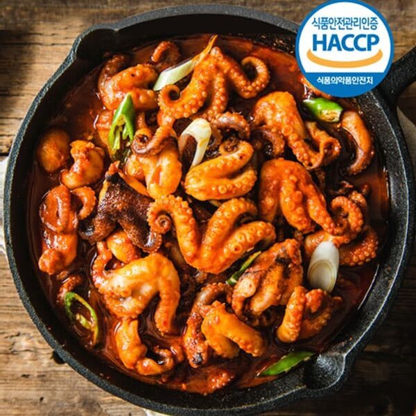 [HACCP] 통통하게 살오른 매콤 쫄깃 양념 주꾸미볶음/양념 낙지볶음 500g 택1 (캠핑/밀키트/반조리/레토르트식품)